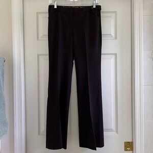 Express Design Studio Editor Brown/Purple Work Dress Pants Size 2 Regular